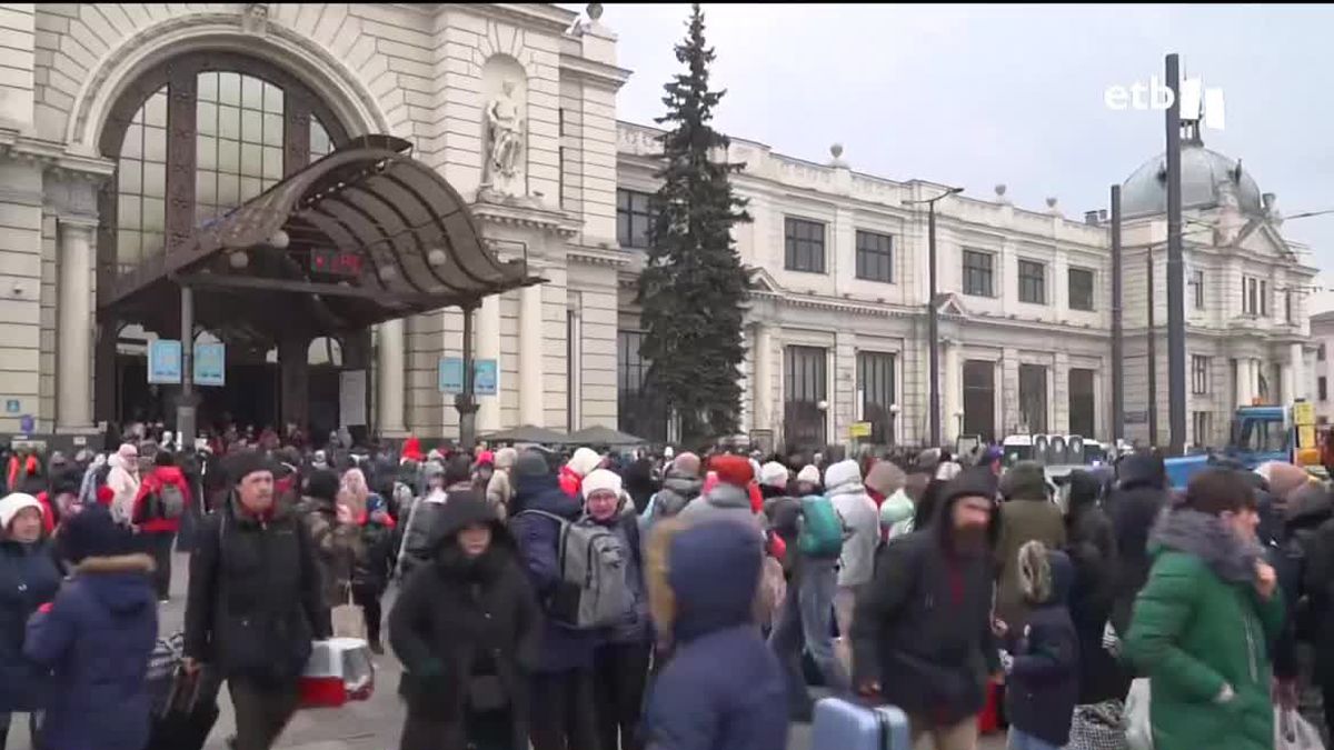 Refugiados en Polonia. Imagen: EITB Media