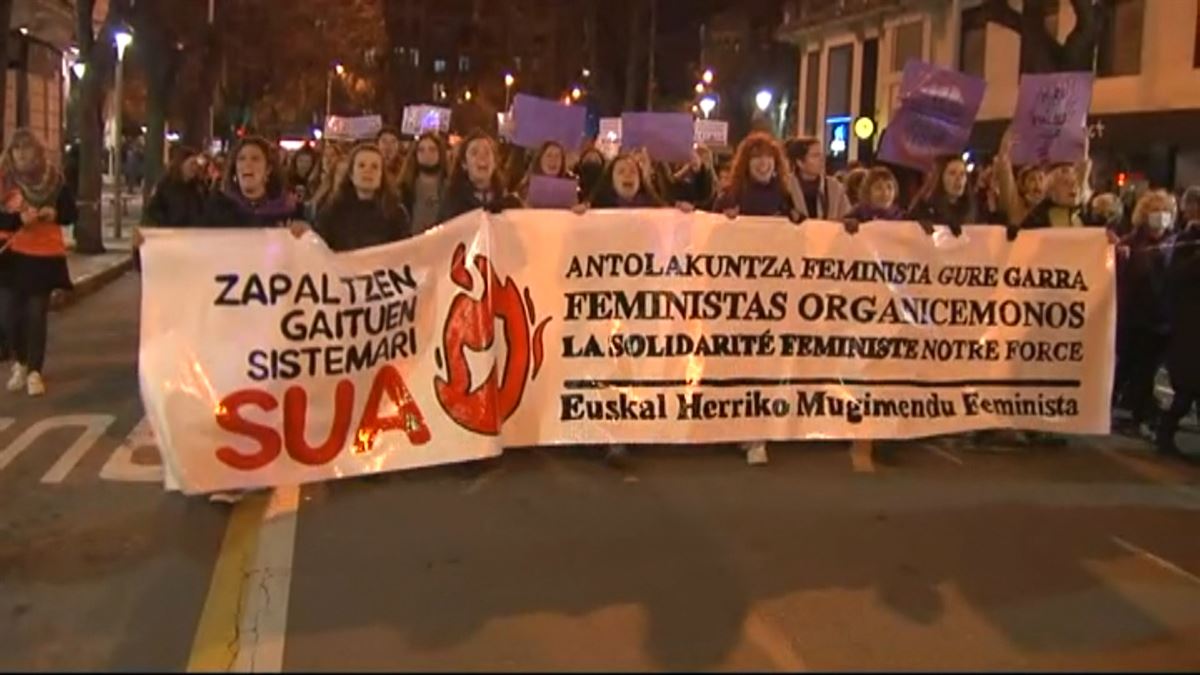 Manifestación del 8M en Pamplona 