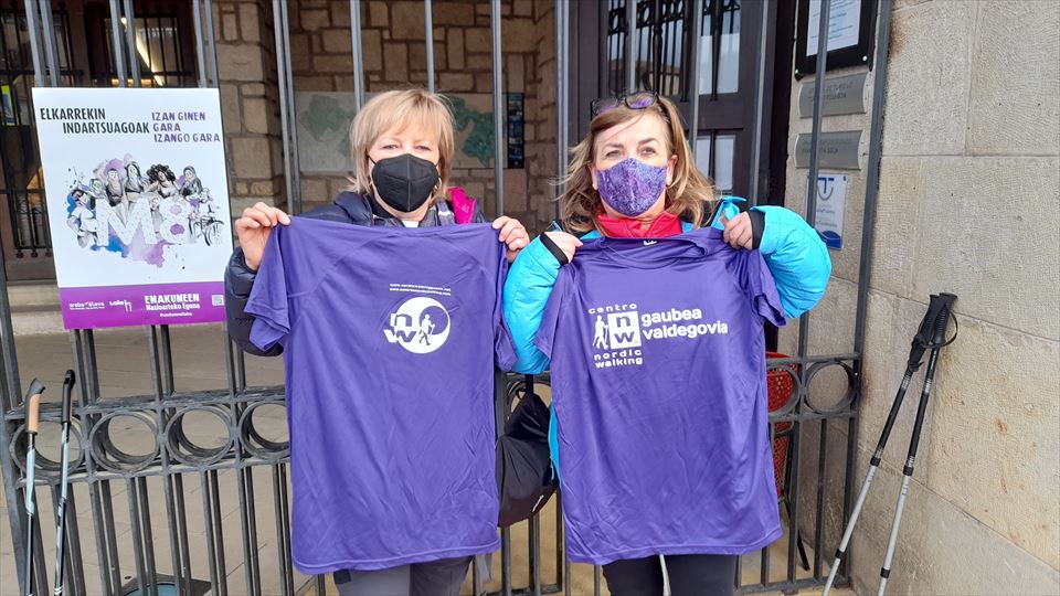 8M Marcha morada de la mujeres del Valle de Valdegovía
