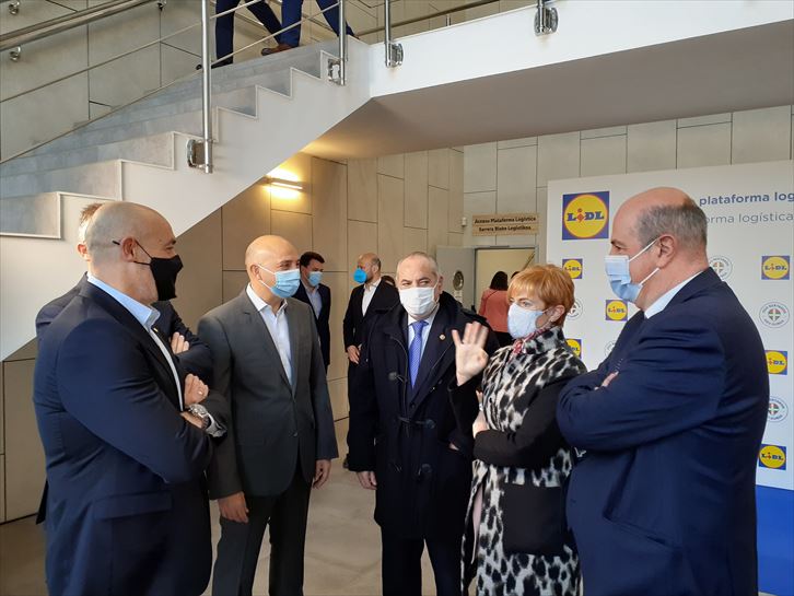 Centro logístico de Lidl en Nanclares de La Oca. Foto: EITB Media