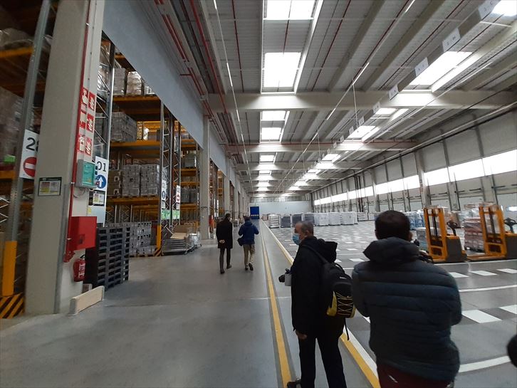 Centro logístico de Lidl en Nanclares de La Oca. Foto: EITB Media