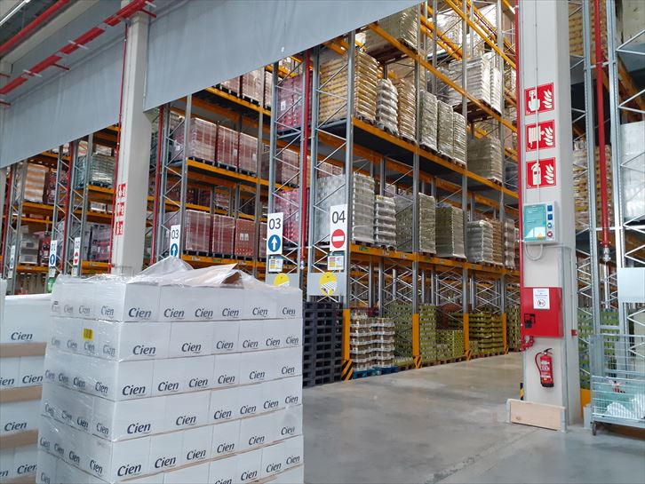 Centro logístico de Lidl en Nanclares de La Oca. Foto: EITB Media