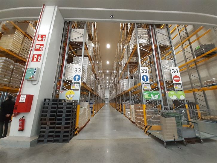 Centro logístico de Lidl en Nanclares de La Oca. Foto: EITB Media