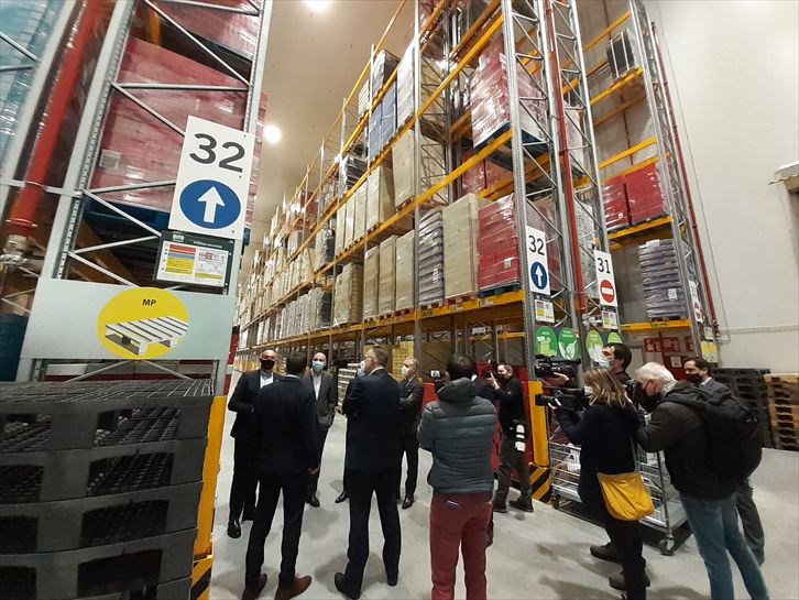 Centro logístico de Lidl en Nanclares de La Oca. Foto: EITB Media