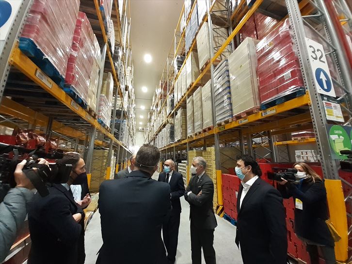 Centro logístico de Lidl en Nanclares de La Oca. Foto: EITB Media