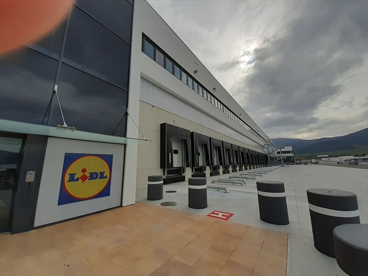Centro logístico de Lidl en Nanclares de La Oca. Foto: EITB Media