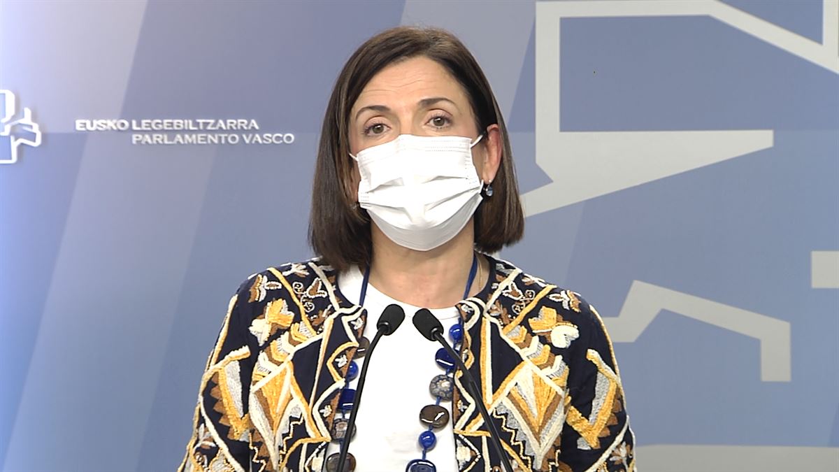 Beatriz Artolazabal. EITB Mediaren bideo batetik ateratako irudia.