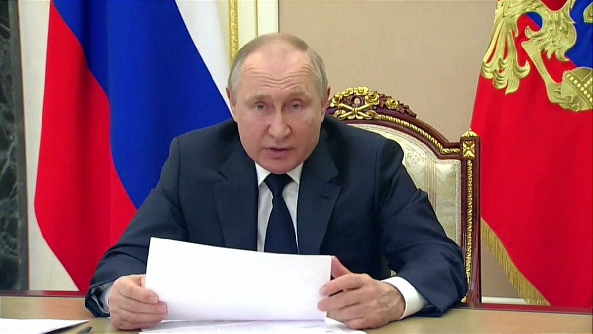 Vladímir Putin Errusiako presidentea. Irudia: AFP