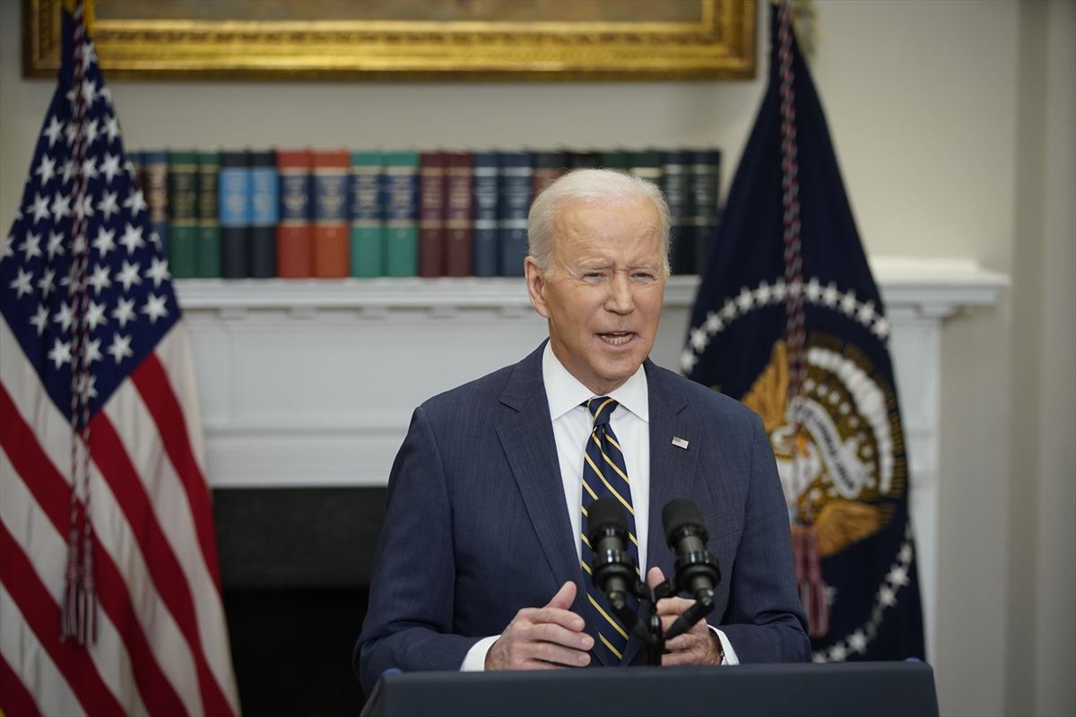 AEBetako presidente Joe Biden, artxiboko irudian. Argazkia: EFE