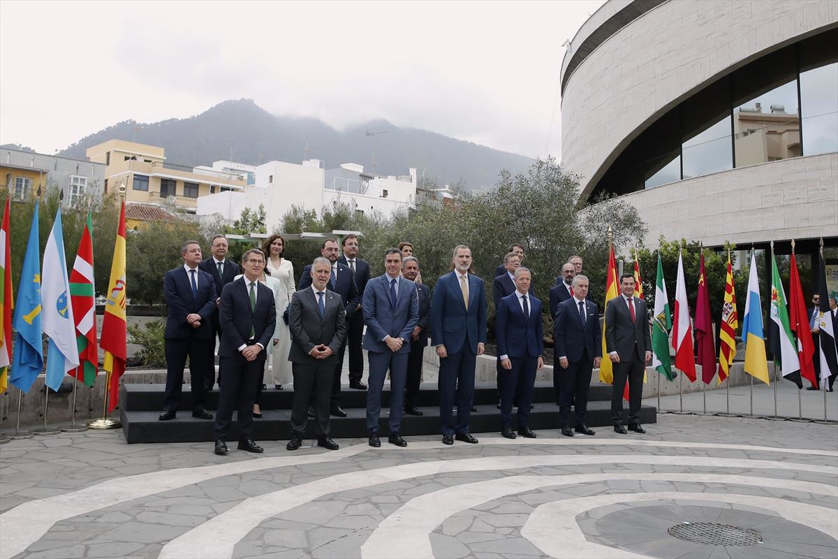 Conferencia de Presidentes en La Palma. Foto: EFE