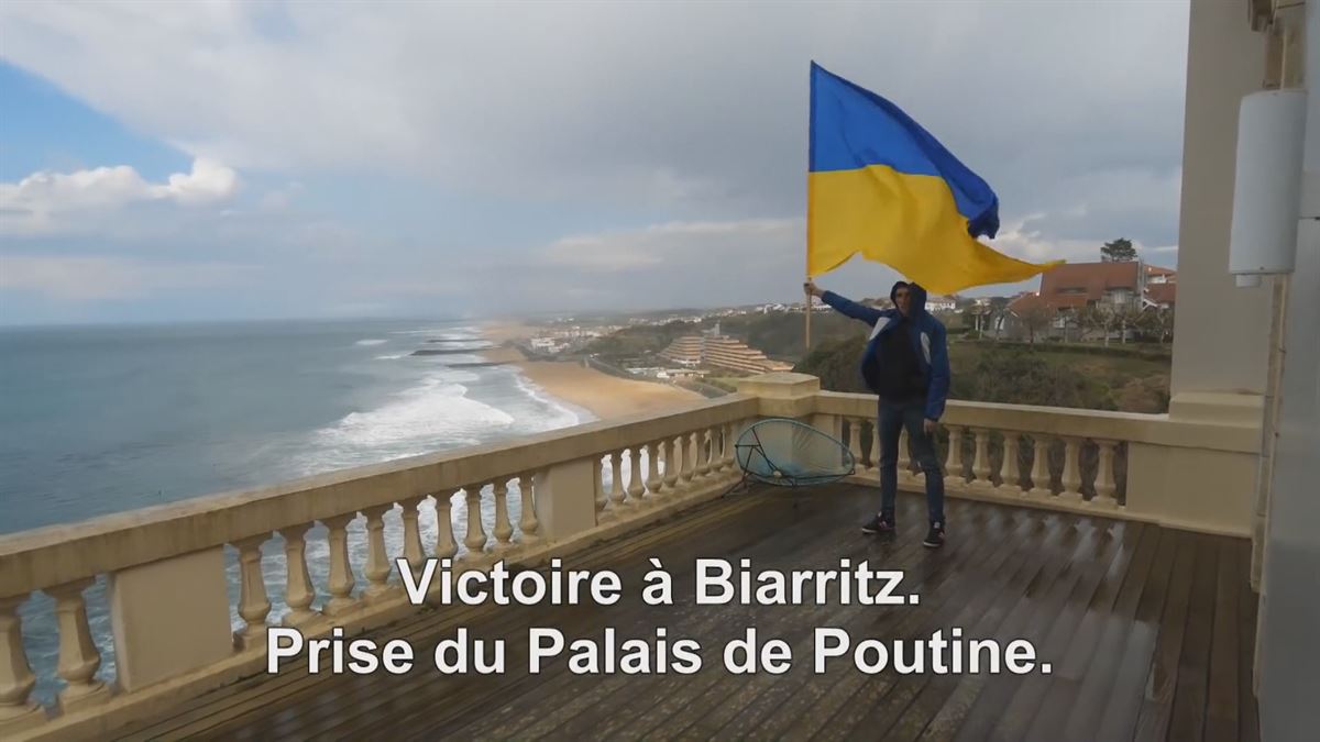 Casa del exyerno de Putin en Biarritz. Imagen: EITB Media