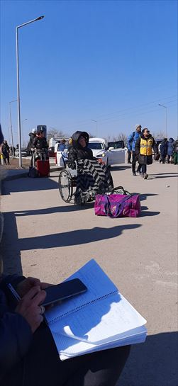 Anciana ucraniana en Moldavia