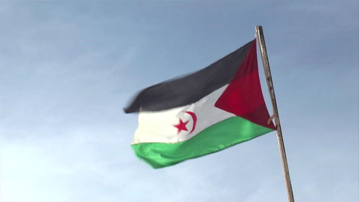 Bandera saharaui. Foto: EITB Media