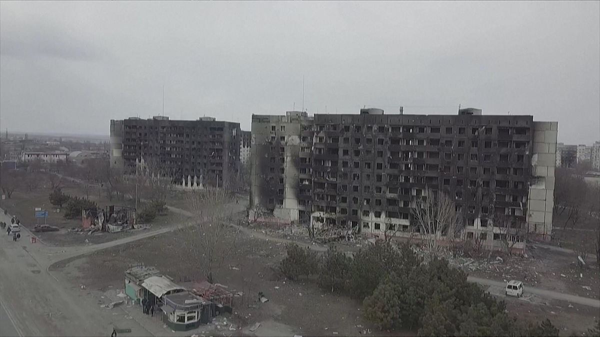 Mariupol hiria, suntsituta