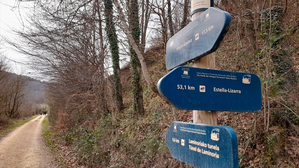 El túnel de Huecomadura está a casi 18 kilómetros de Vitoria-Gasteiz