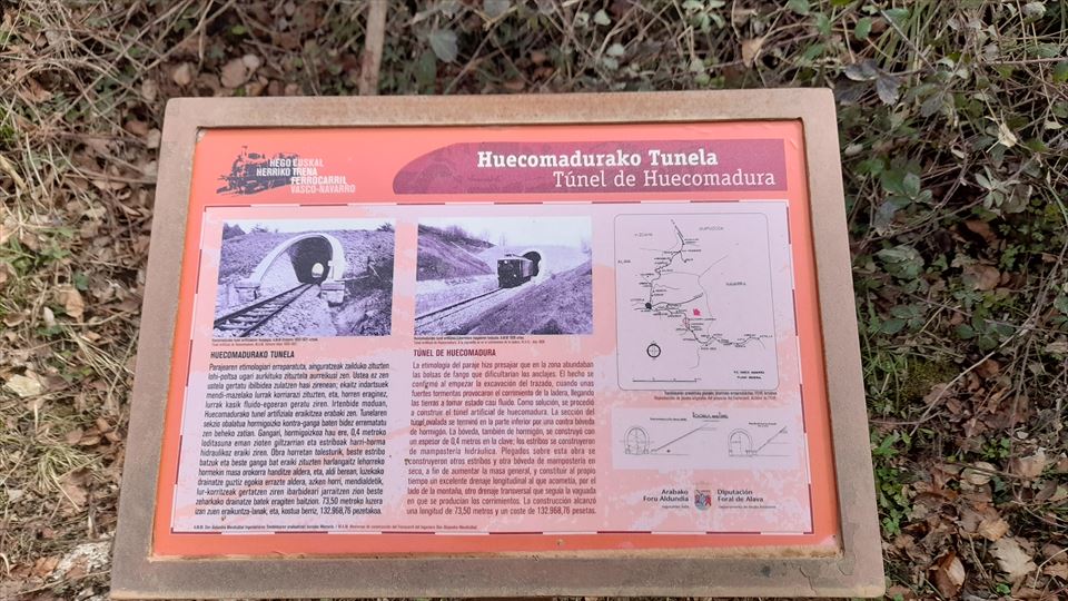 El túnel se construyó para evitar los corrimientos de tierras en la zona