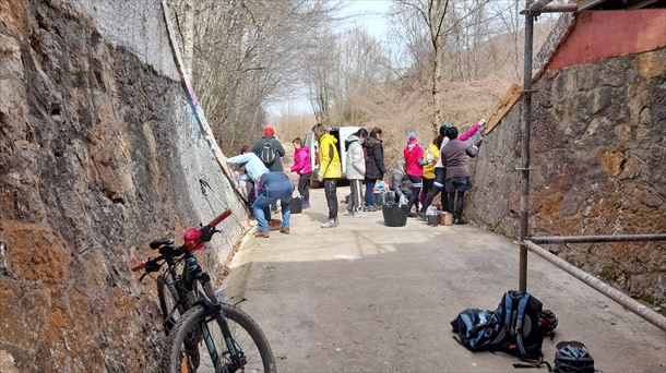 Este túnel tiene una longitud de unos 70 mts.