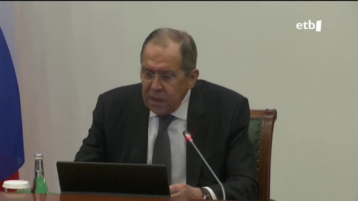 Sergei Lavrov. Agentzietako bideo batetik ateratako irudia.