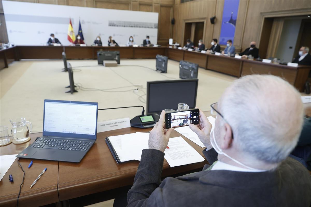 Reunión en Madrid. Foto: EFE