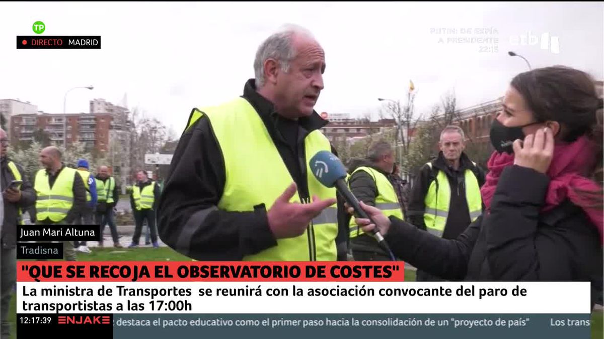 Juan Mari Altuna, de Tradisna. (Imagen de un vídeo de EITB Media)