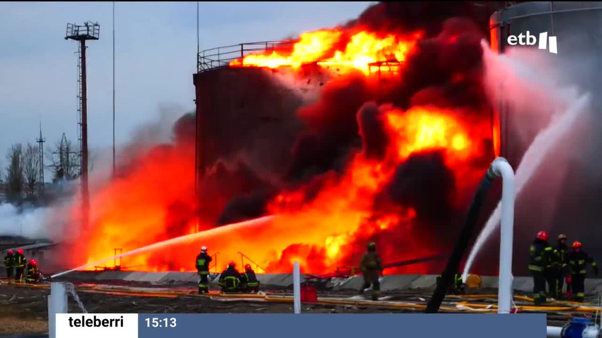 El nuevo ataque ruso genera desconfianza en Ucrania. Imagen obtenida de un vídeo de EITB Media.