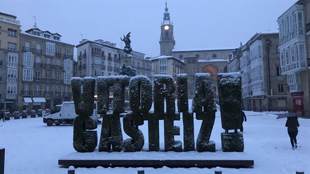 La nieve llegará mañana a Vitoria-Gasteiz