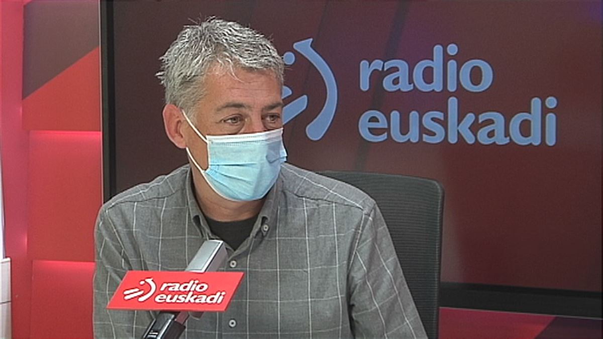 Oscar Matute, hoy, en Radio Euskadi.