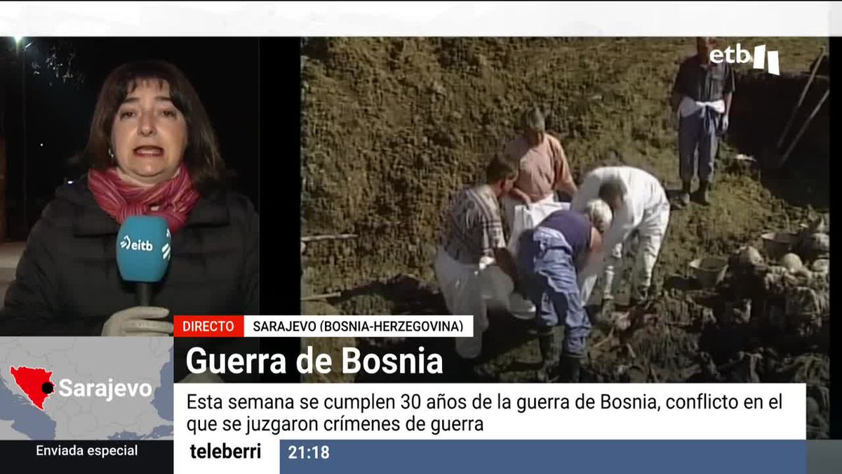 Directo de Kristina Zorita. Imagen obtenida de un vídeo de EITB Media.