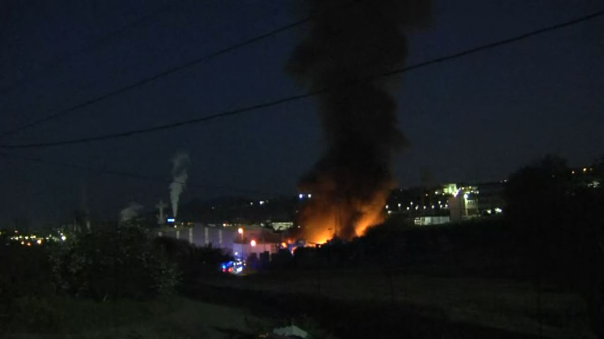 Incendio en Erandio. Imagen: EITB Media