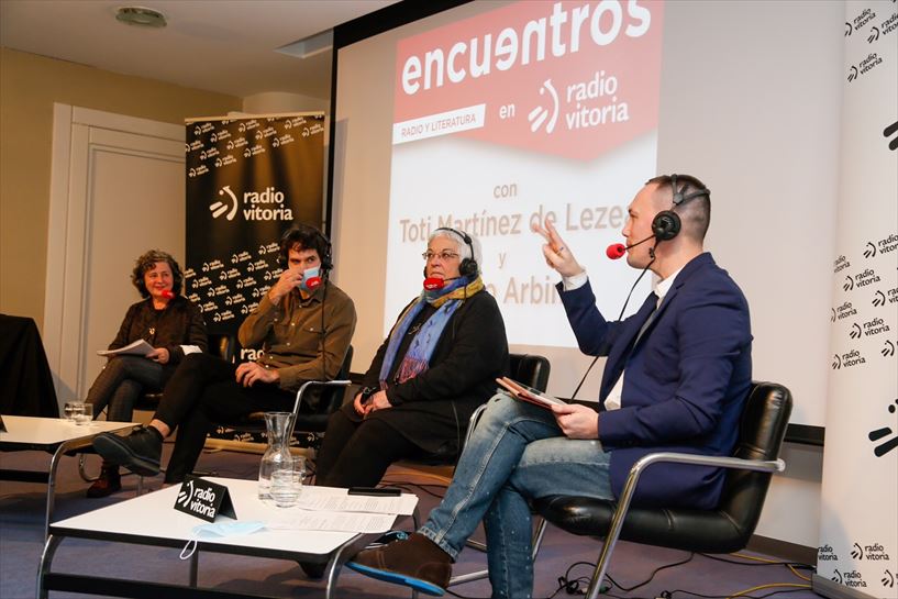 Amparo Montero, Álvaro Arbina, Toti Martinez de Lezea y Aratz Goikoetxea