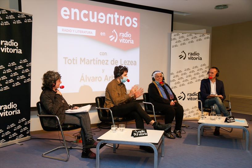 Amparo Montero, Álvaro Arbina, Toti Martinez de Lezea y Aratz Goikoetxea