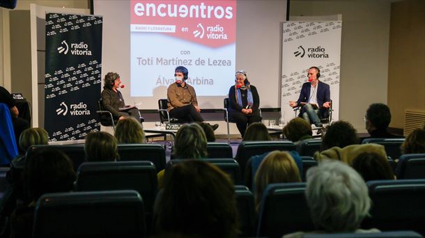 Amparo Montero, Álvaro Arbina, Toti Martinez de Lezea y Aratz Goikoetxea