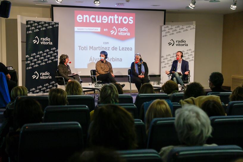 Amparo Montero, Álvaro Arbina, Toti Martinez de Lezea y Aratz Goikoetxea