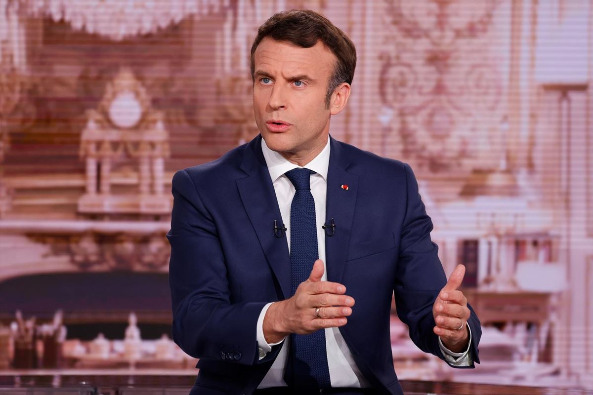 Emmanuel Macron. Argazkia: EFE.