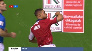 Buen debut de Aarón Arbizu en profesionales