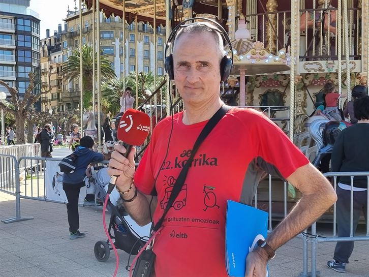 Roberto Moso Radio Euskadiko lankidea. (Argazkia: EITB Media)