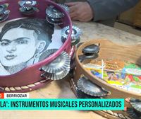 Panderos personalizados y llenos de arte de Ezpala, en Berriozar