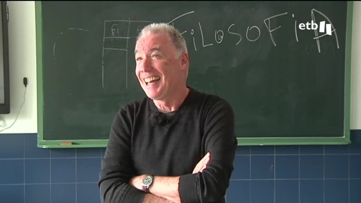 El profesor de Filosofía del Instituto Alaitz de Barañáin, Koldo Ansa.