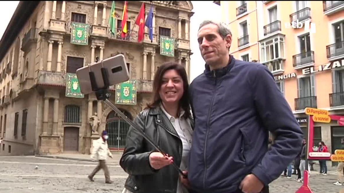 Turismo en Pamplona. Imagen de un vídeo de EITB Media