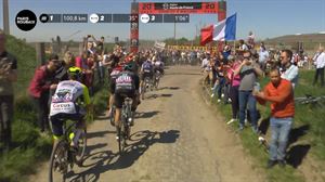 Lasterketa hankaz gora, 100 kilometroren faltan