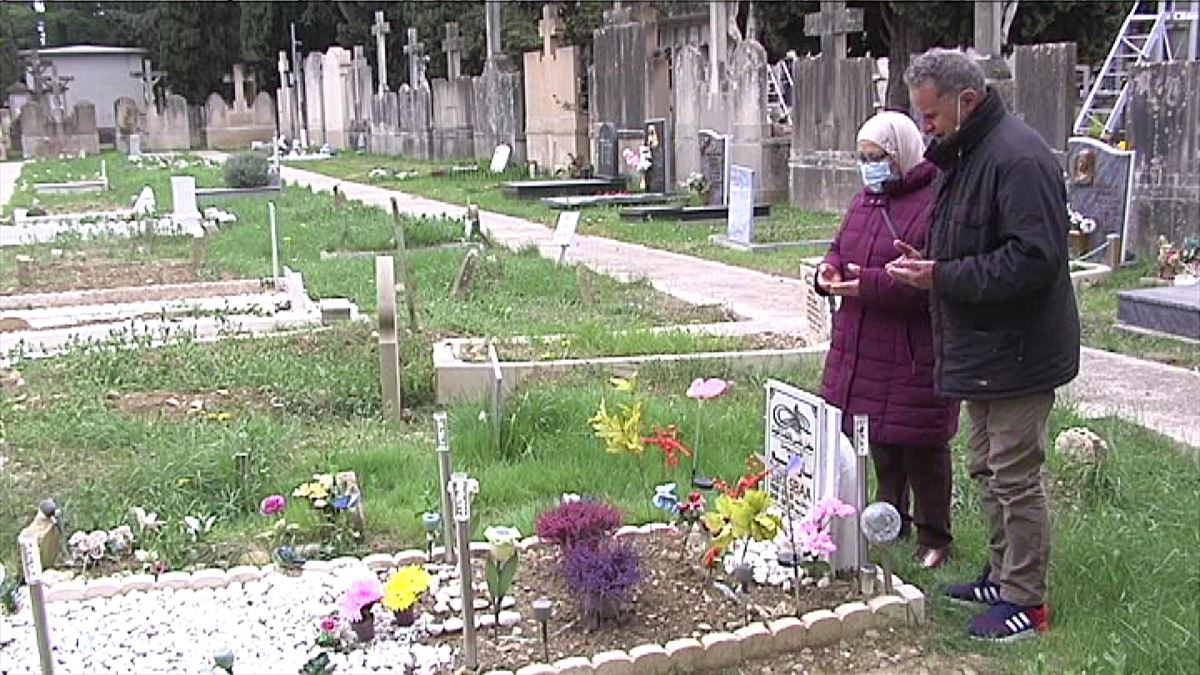 Cementerio de Pamplona. Imagen obtenida de un vídeo de EITB Media.