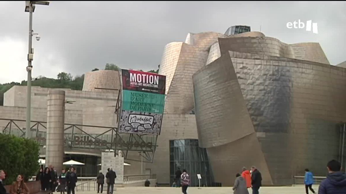 Museo Guggenheim. Imagen obtenida de un vídeo de EITB Media.