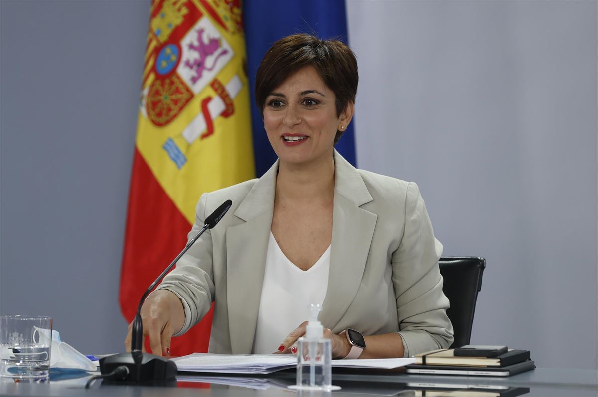 Isabel Rodríguez, hoy. EFE