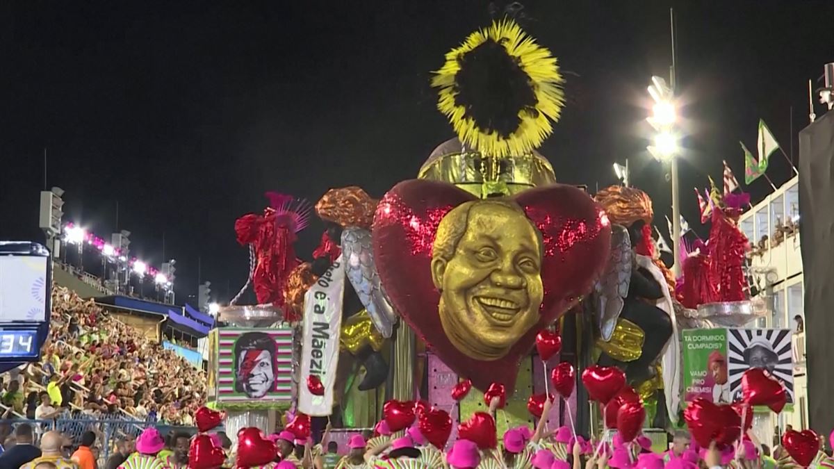 Carnaval de Río de Janeiro. Imagen obtenida de un vídeo de Agencias.
