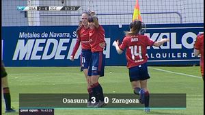 Osasuna vence al Zaragoza y sigue soñando con el ascenso (3-0)