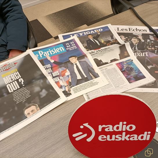 Portada de periódicos franceses tras las elecciones