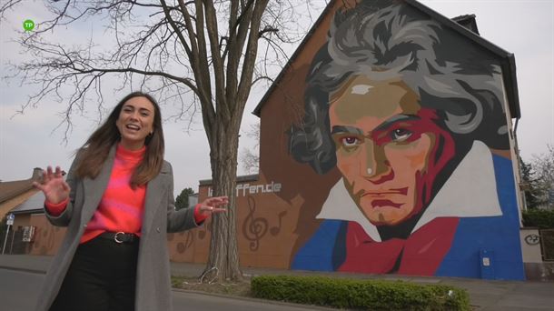 Un graffity de Beethoven en Bonn