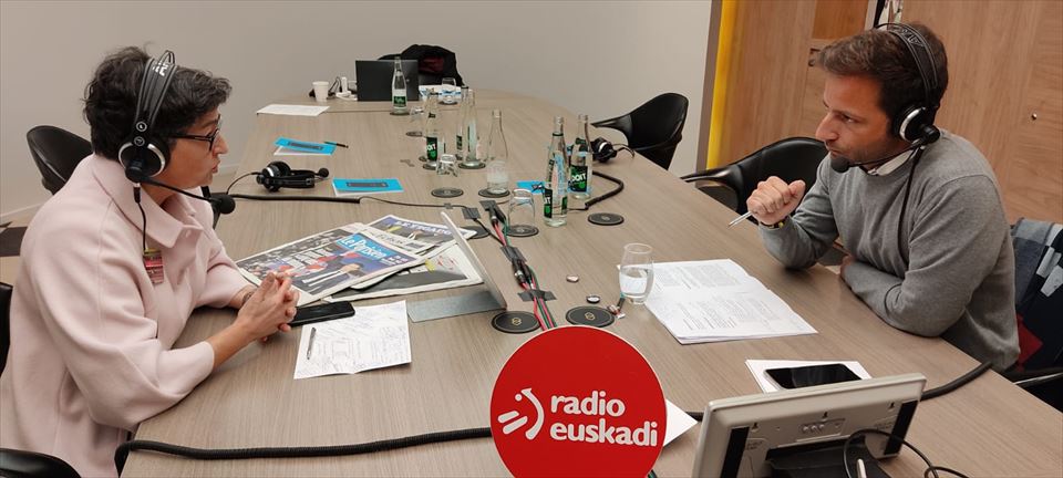 Arancha González Laya y Xabier García Ramsden