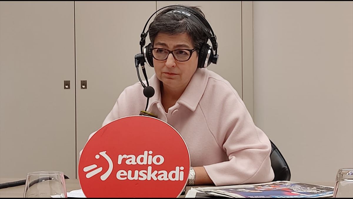Arancha Gonzalez Laya Espainiako Atzerri ministro ohia, Radio Euskadin (artxiboko irudia)