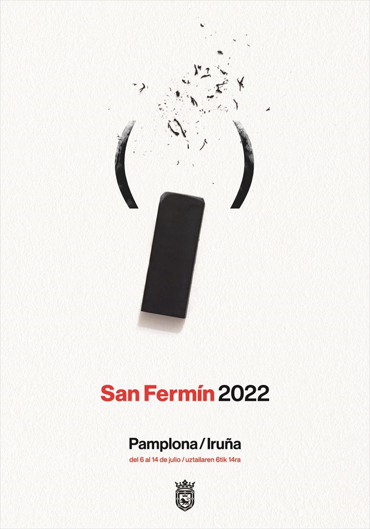 '2022'. Cartel anunciados de las fiestas de San Fermín 2022